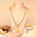 108 Beads Chandan Mala & Bracelet – Pure Sandalwood Combo