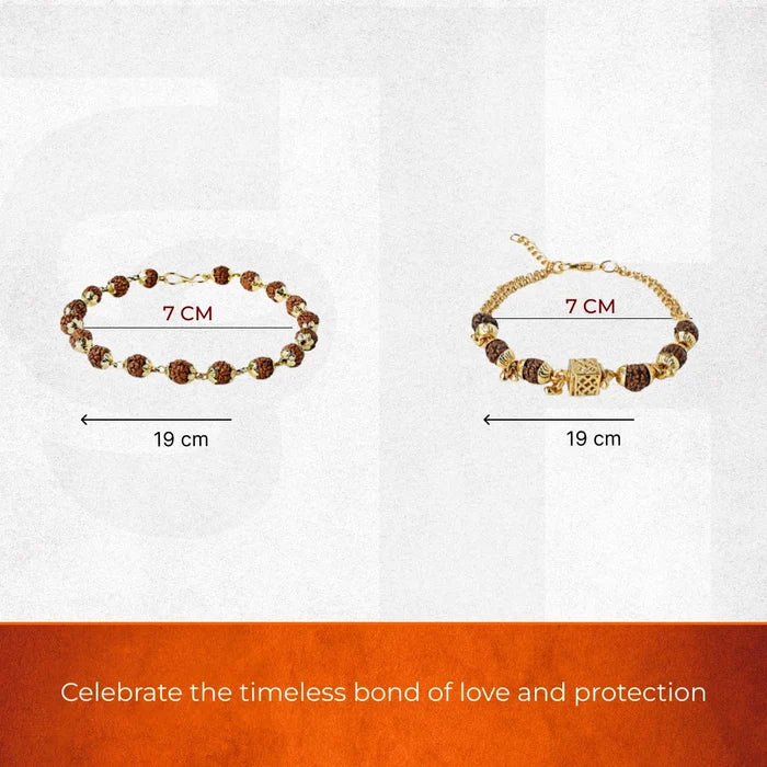 5 Mukhi Rudraksha Bracelet Combo