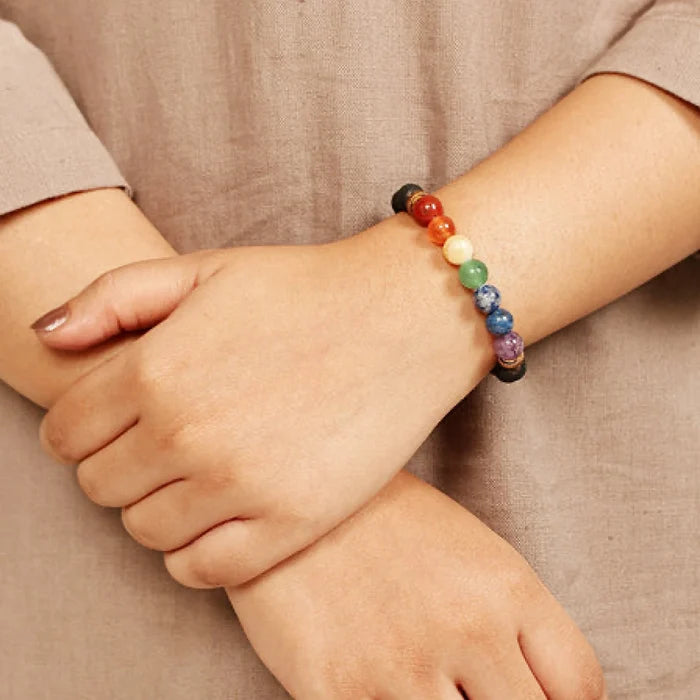 7 Chakra Bracelet Black Tourmaline - view 2