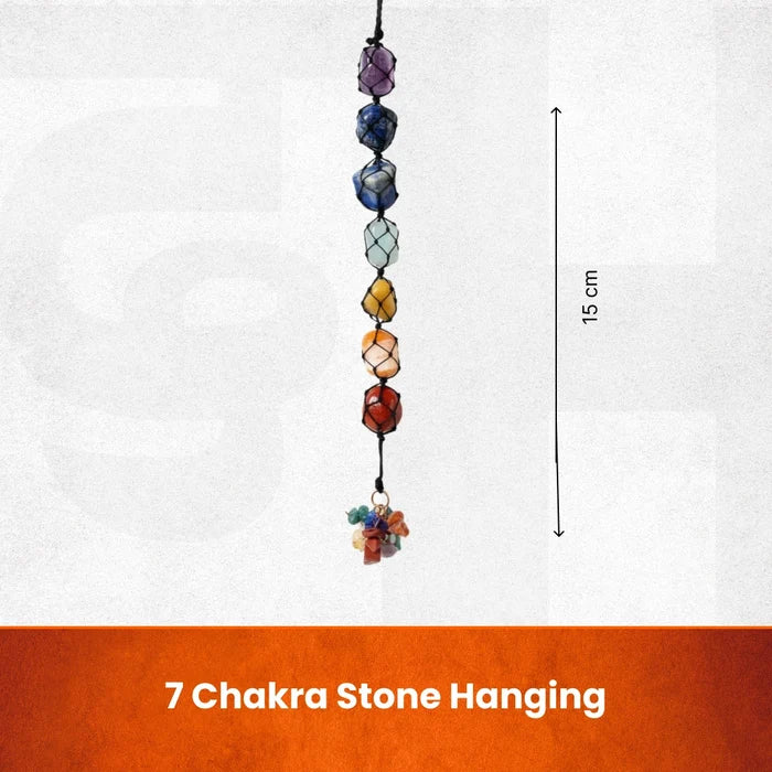 7 Chakra Stone Hanging for Home, Office & Car - view 2