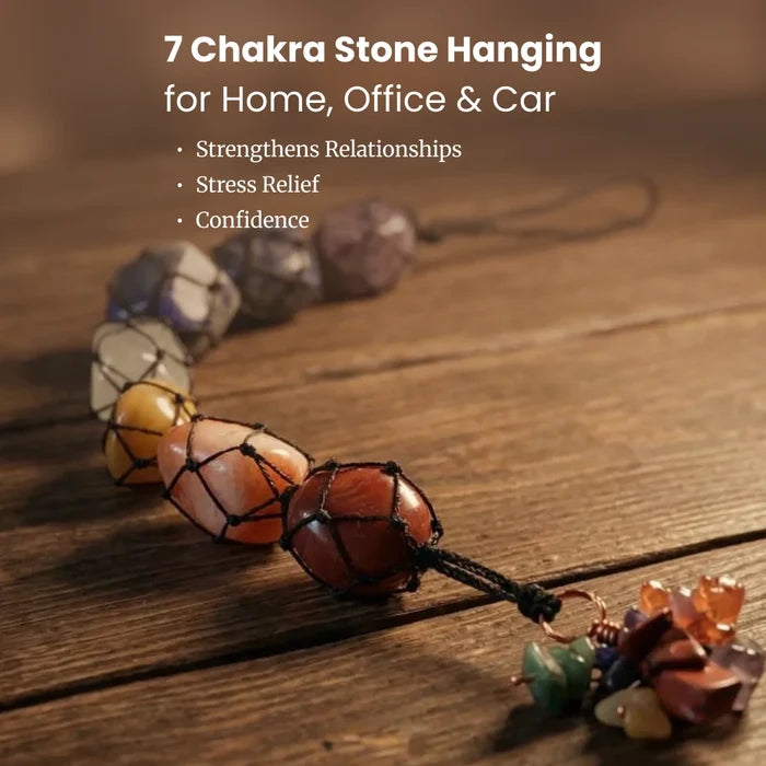 7 Chakra Stone Hanging for Home, Office & Car - view 3