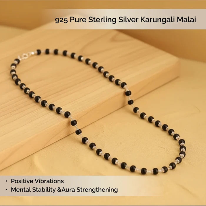 925 Pure Sterling Silver Karungali Malai - view 2