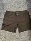 Black Knit Shorts