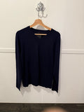 Navy Silk Knit