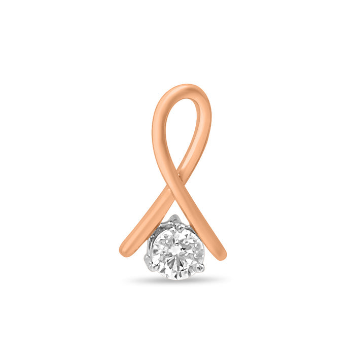 Alaina Gold Pendant with Lab-Grown Diamond without Chain