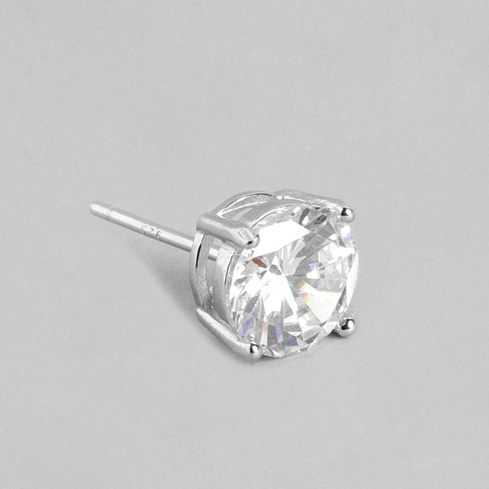 Alexis Solitaire 925 Silver Earrings Gift Hamper