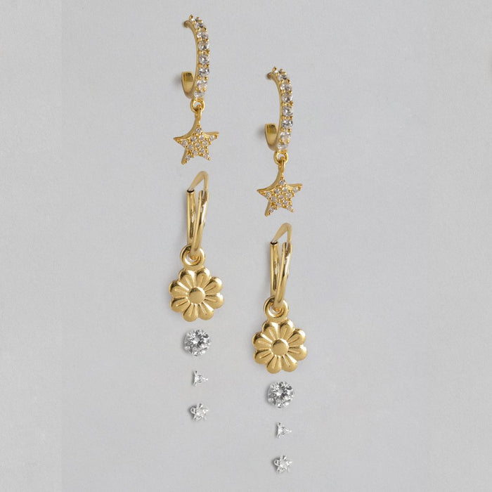 All-in-One 925 Sterling Silver Earring Combo