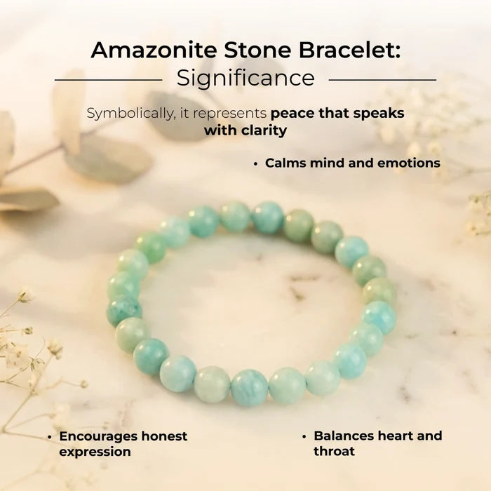 Amazonite Stone Bracelet - view 4