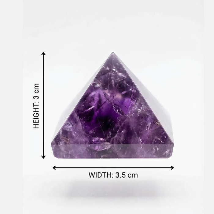 Amethyst Crystal Pyramid - view 6