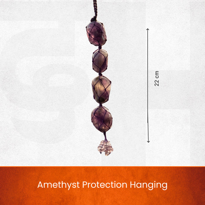 Amethyst Protection Hanging for Home, Office & Car - view 4