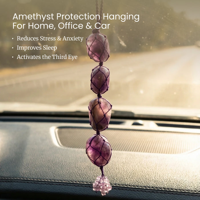 Amethyst Protection Hanging for Home, Office & Car - view 5