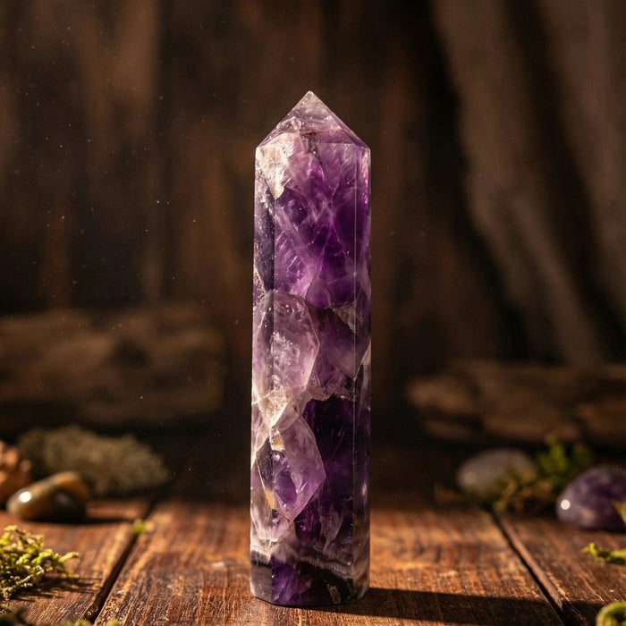 Amethyst Quartz Tower - view 3