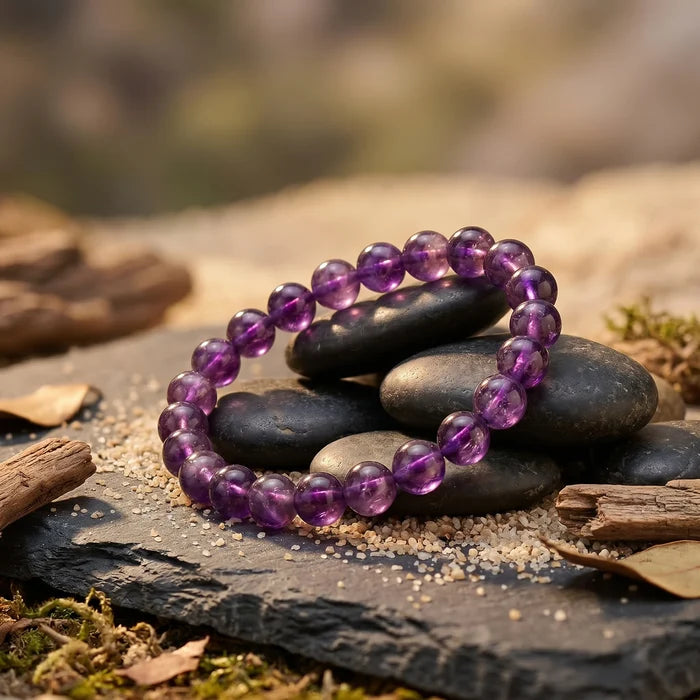 Amethyst Stone Bracelet - view 2