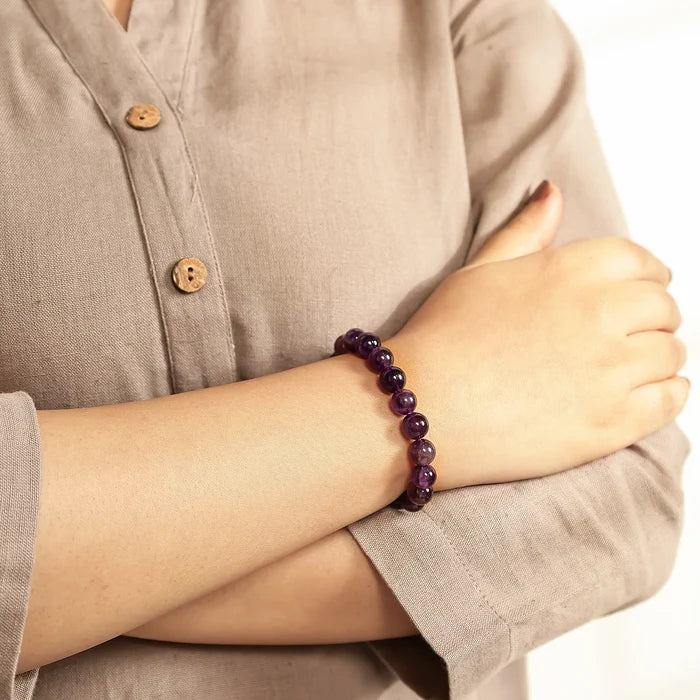 Amethyst Stone Bracelet - view 3
