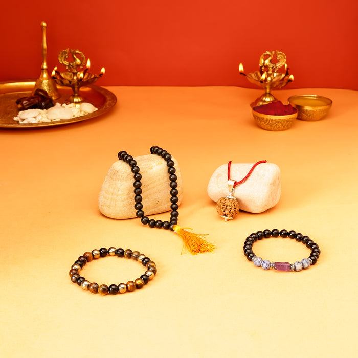 Aquarius (Kumbh Rashi) Combo – For Health + Wealth + Evil Eye