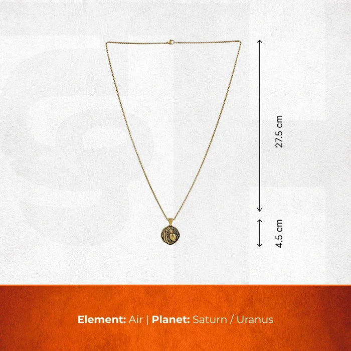 Aquarius (Kumbh) Rashi Pendant - view 2