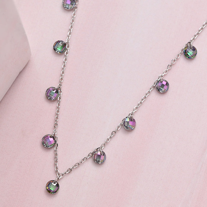 Aurora Radiant 925 Sterling Silver Necklace