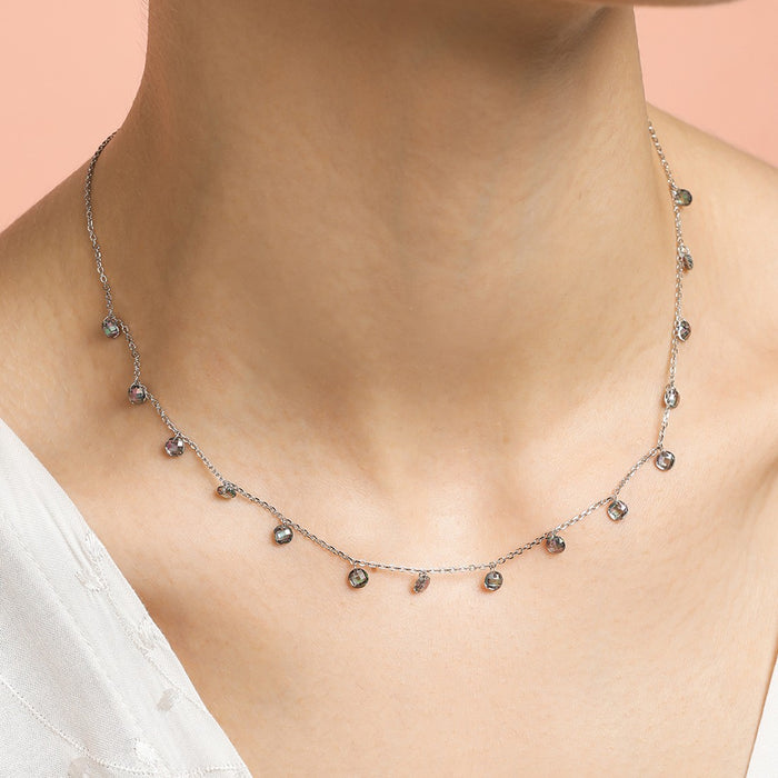 Aurora Radiant 925 Sterling Silver Necklace