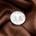 Auspicious Ganesh & Lakshmi Ji Silver-Plated 999 Sterling Silver Coin