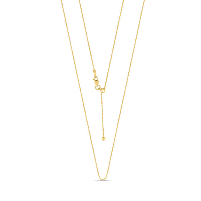 Bare Elegance Gold Plated 925 Silver Box Chain Waist Chain (Sliding)