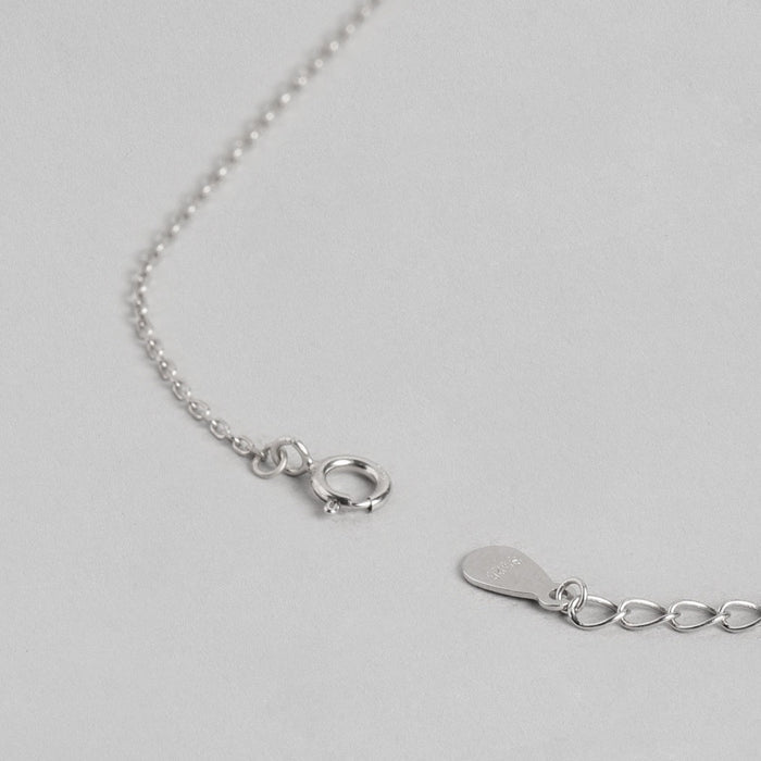 Barrel CZ 925 Sterling Silver Necklace