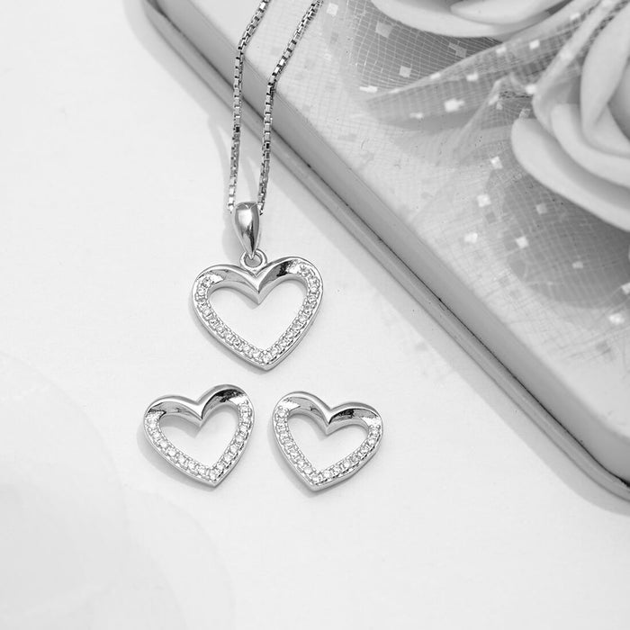 Be My Valentine 925 Silver Jewellery Set