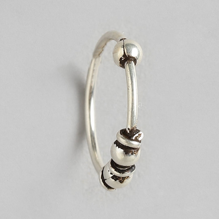 Beaded 925 Silver Nose Pin