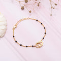 Beaded CZ 925 Silver Mangalsutra Bracelet