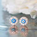 Beaded Evil Eye 925 Sterling Silver Bracelet