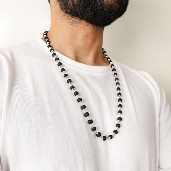 Black Obsidian & Karungali Prosperity Set for Men