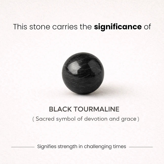 Black Tourmaline Anklet