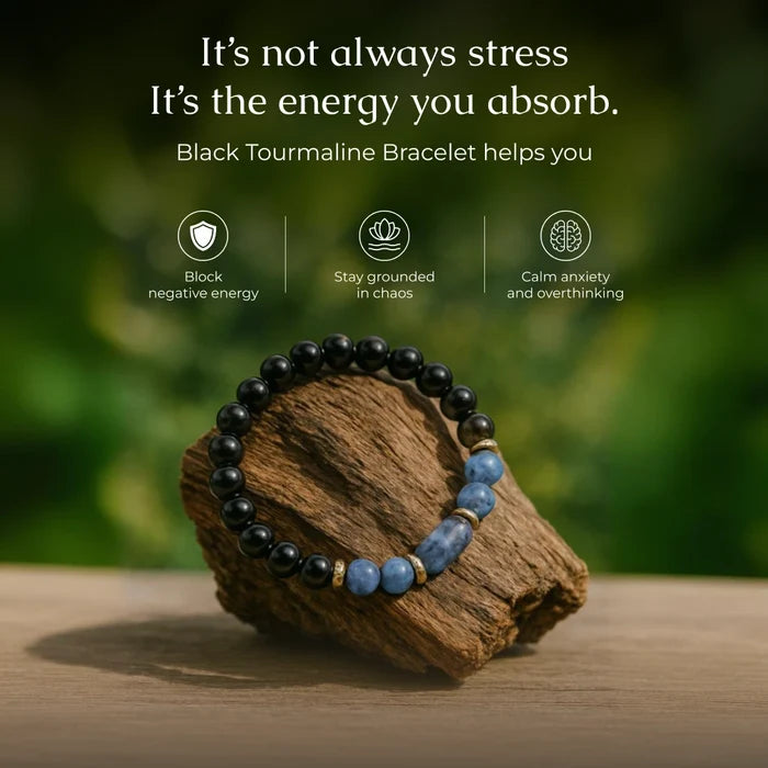 Black Tourmaline Bracelet (Kumbh Rashi) Aquarius - view 5