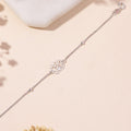 Blooming Serenity Rhodium-Plated 925 Sterling Silver Bracelet