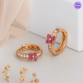 Blossom Blush Rose Gold Plated 925 Sterling Silver Earrings