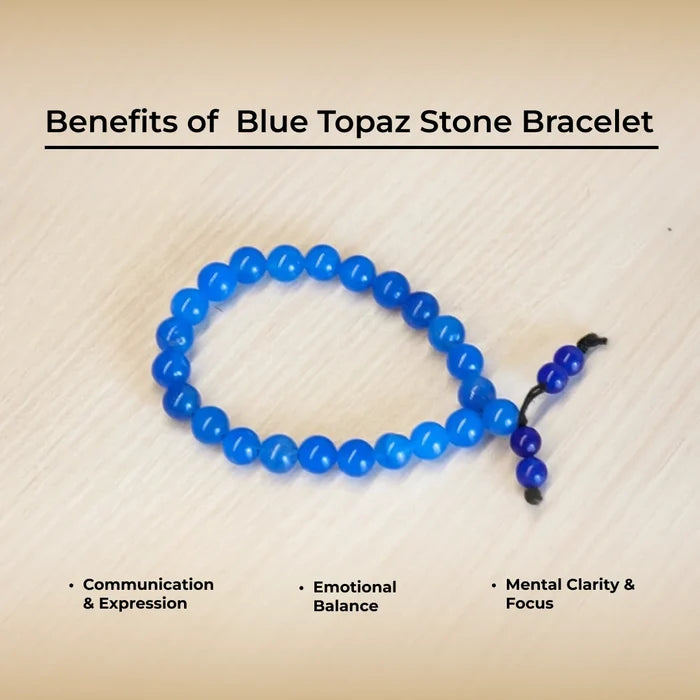 Blue Topaz Stone Bracelet - view 5