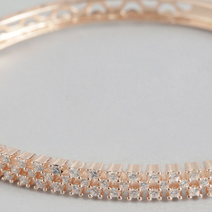 Blushing Beauty Rose Gold Plated 925 Sterling Silver Bracelet