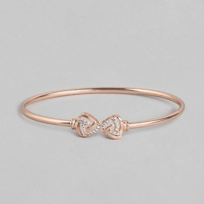 Blushing Brilliance Rose Gold-Plated 925 Sterling Silver Bracelet