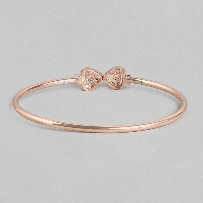 Blushing Brilliance Rose Gold-Plated 925 Sterling Silver Bracelet