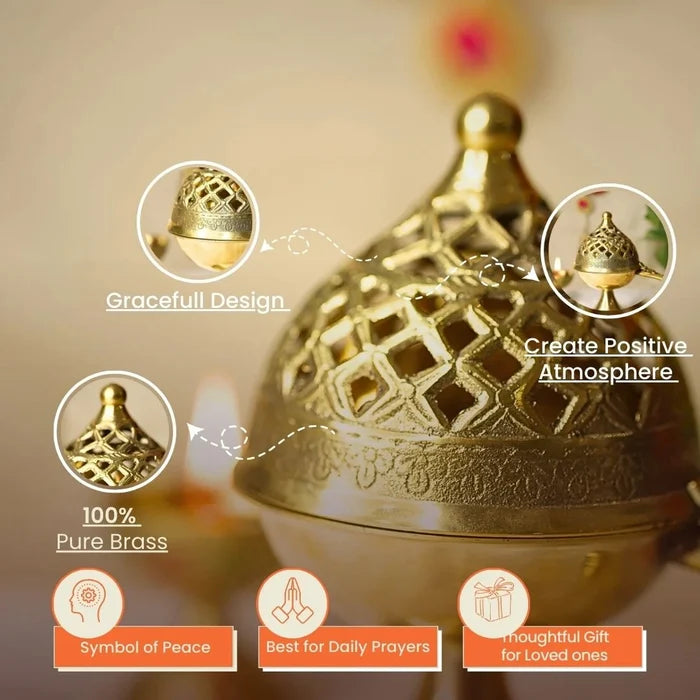 Brass Dhoop Daan - view 3