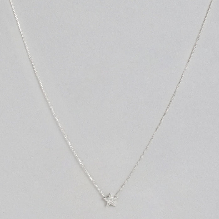 Bright Star 925 Sterling Silver Necklace