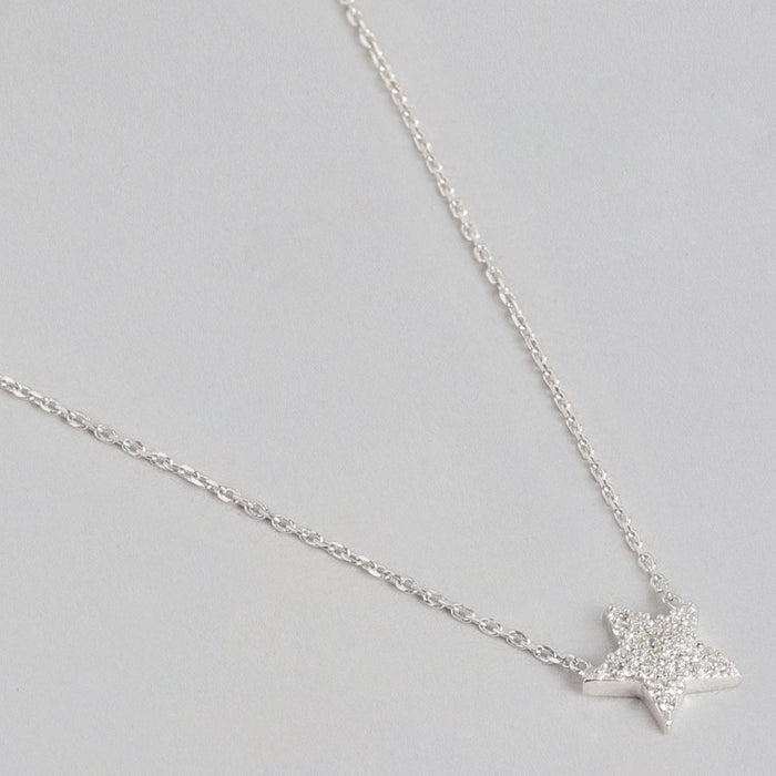 Bright Star 925 Sterling Silver Necklace