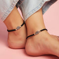 Butterfly 925 Sterling Silver Thread Anklet