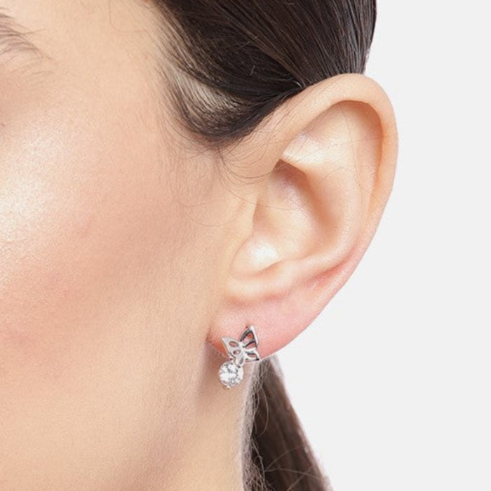 Butterfly CZ 925 Sterling Silver Earrings