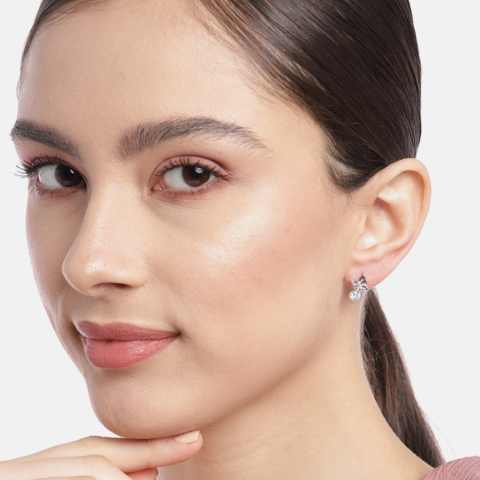 Butterfly CZ 925 Sterling Silver Earrings