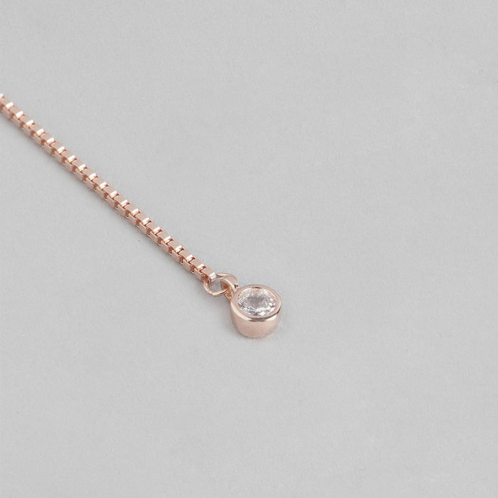 Butterfly Dreams Cubic Zirconia Rose Gold 925 Sterling Silver Earrings