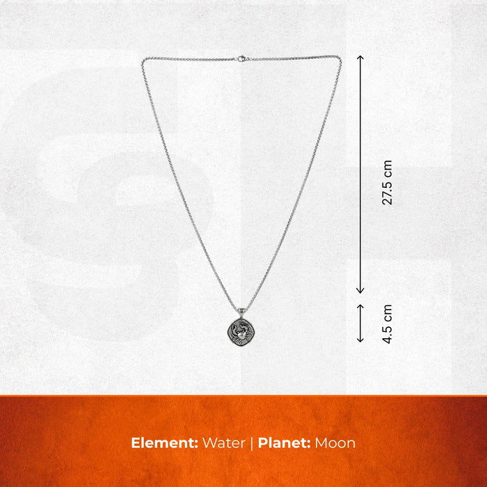 Cancer (Karka) Rashi Pendant - view 2