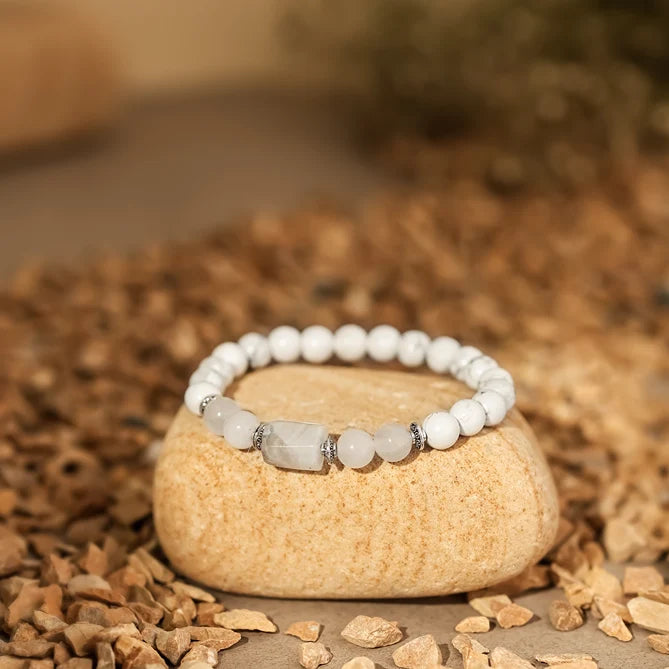 Howlite Bracelet (Karka Rashi) Cancer
