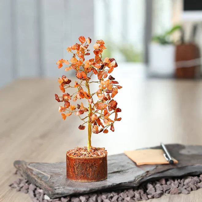 Carnelian Crystal Tree