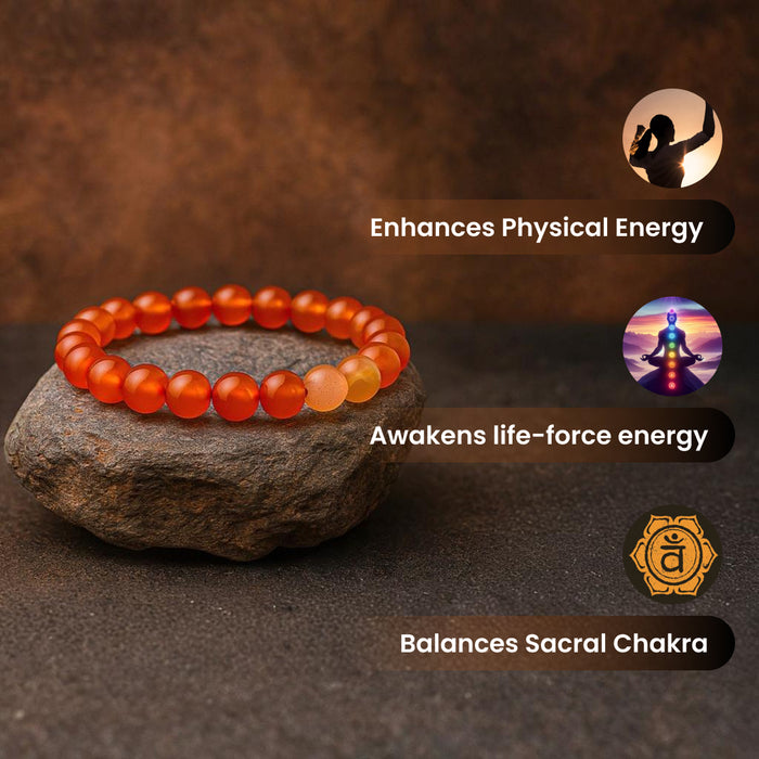 Carnelian Stone Bracelet - view 4