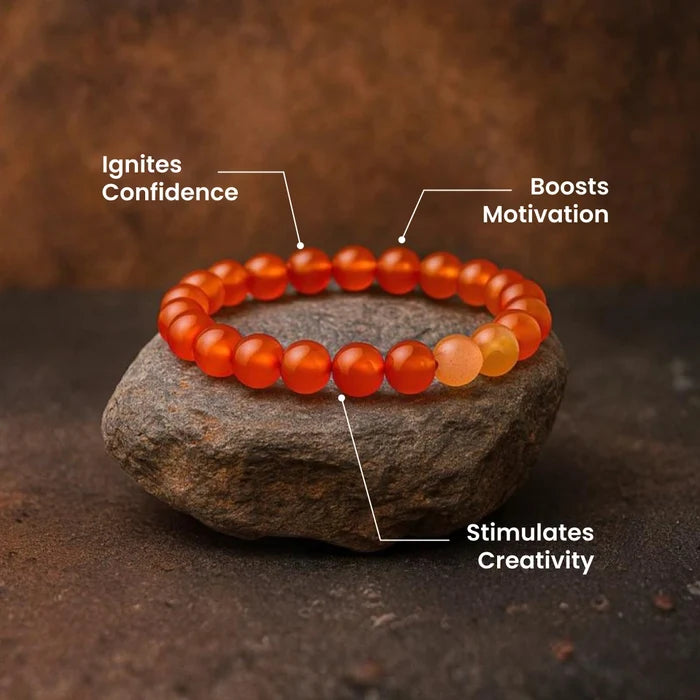 Carnelian Stone Bracelet - view 5